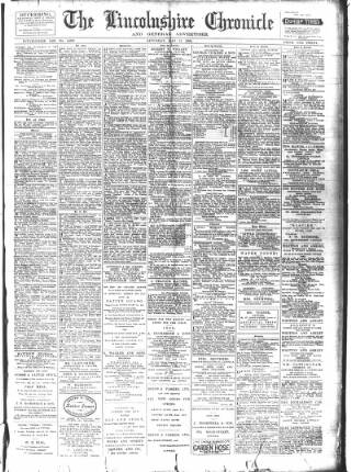 cover page of Lincolnshire Chronicle published on May 13, 1905