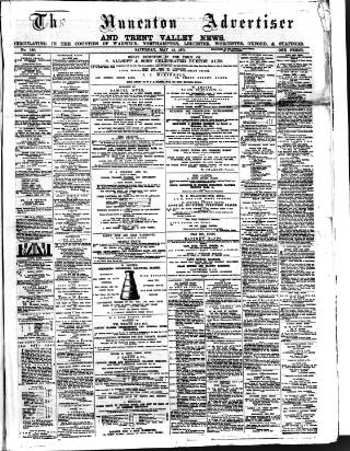 cover page of Nuneaton Advertiser published on May 13, 1871