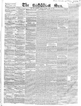 cover page of Sun (London) published on May 13, 1864