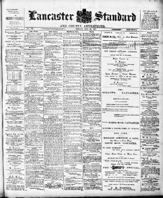 cover page of Lancaster Standard and County Advertiser published on May 13, 1904