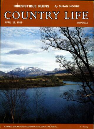 cover page of Country Life published on April 28, 1983